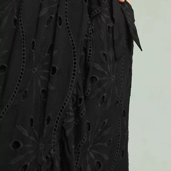 Maeve By Anthropologie Eyelet Wrap Skirt - Picture 2 of 3